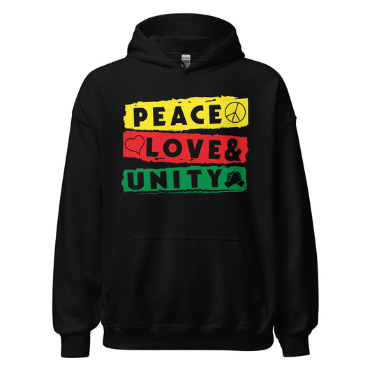 Peace, Love, & Unity Hoodie (Unisex)