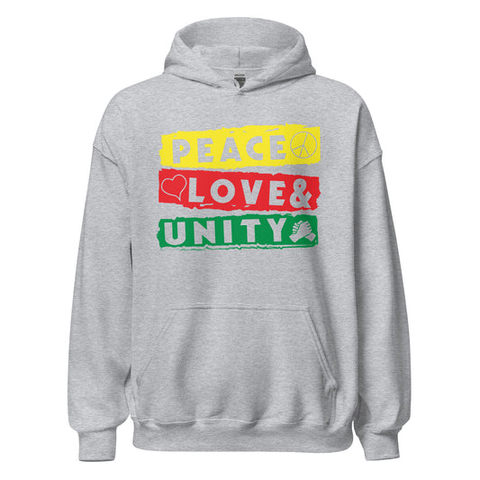 Peace, Love, & Unity Hoodie (Unisex)